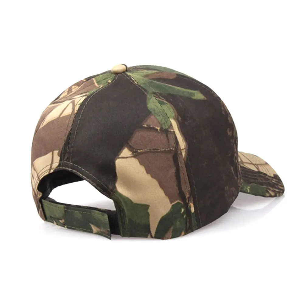 Durable Camouflage Polyester Cotton Apparel Ball Cap Baseball Cap Tennis Cap Sun Visors Hat Practical