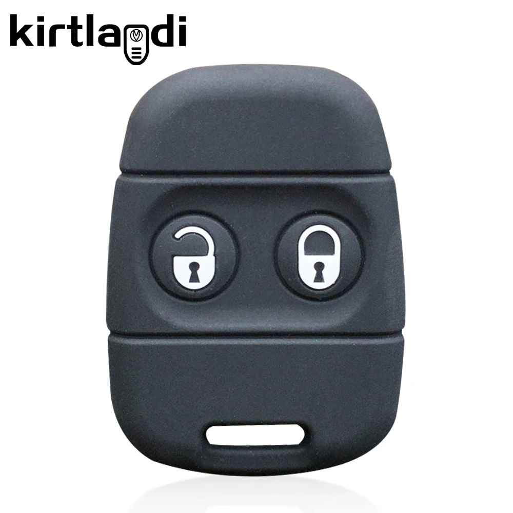 Key case cover key case car key shell silicone 2 button remote key case for Land Rover Defender Freelander Rover 25 45 100 200 400 MG ZS ZR MGF