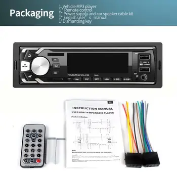 

4.1" Single 1DIN Car Stereo Video MP5 Player Bluetooth FM Radio AUX USB v3e FM Radio USB AUX Car Electronics Accessories