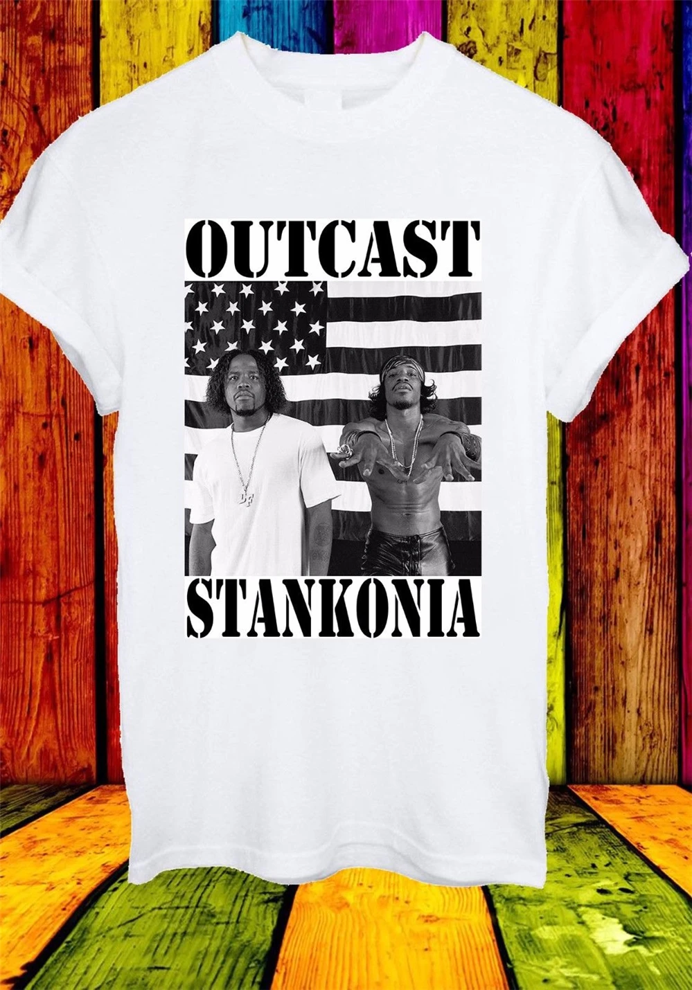 Outkast Stankonia del álbum American Hip Hop Rap Hombres Mujeres Unisex Camiseta 733