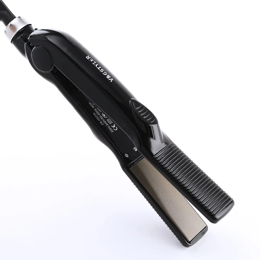 Алиэкспресс Лидер продаж цифровой термостат Выпрямитель для волос рулон прямой двойного назначения Прямой зажим Банг большой Кучерявый волосы Curle