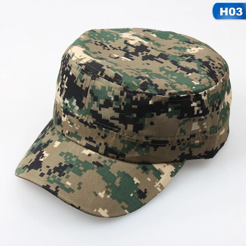 HT2942H03 Классические мужские военные кепки, Мужские Женские облегающие бейсболки, регулируемые армейские камуфляжные солнцезащитные шапки, для спорта на открытом воздухе, кемпинга - Цвет: HT2942H03