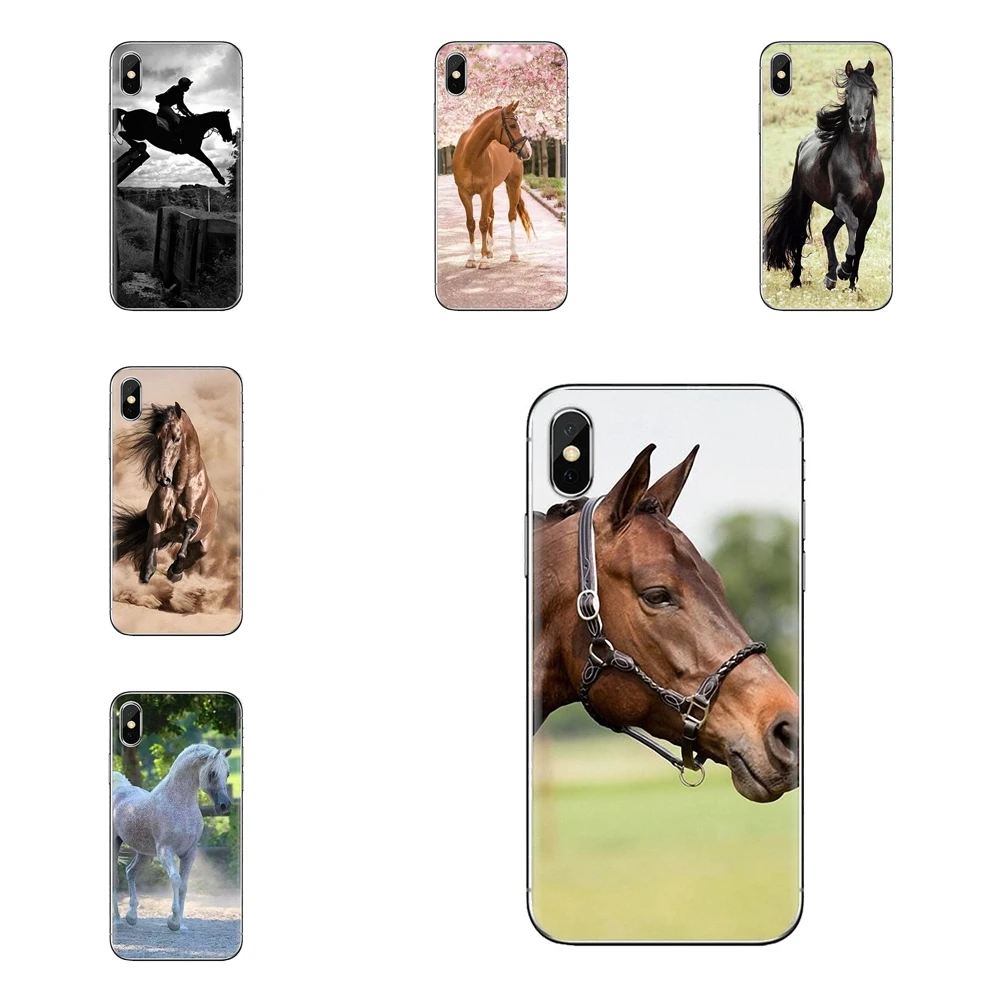 Transparent Soft Shell Covers Dappled Horse For LG G3 G4 Mini G5 G6 G7 Q6 Q7 Q8 Q9 V10 V20 V30 X Power 2 3 K10 K4 K8 2017 |