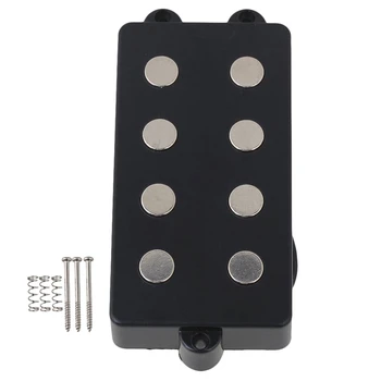 

Noiseless Good Balance 4 String Bass Humbucker Double Coil Pickup Black For Bass Guitar