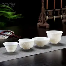 Китайская чашка для чая Винтаж Чай чашка керамики кунг-фу чайный сервиз фарфор Чай чаша бутик мастер чашки Ресторан отеля стакана воды 1 шт