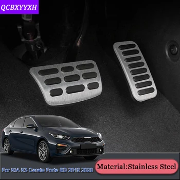 

2pcs/set Car Foot Pedals Accelerator Pedal Rest Pedal Frame Cover Internal Auto Accessories For Kia K3 Cerato Forte BD 2019 2020