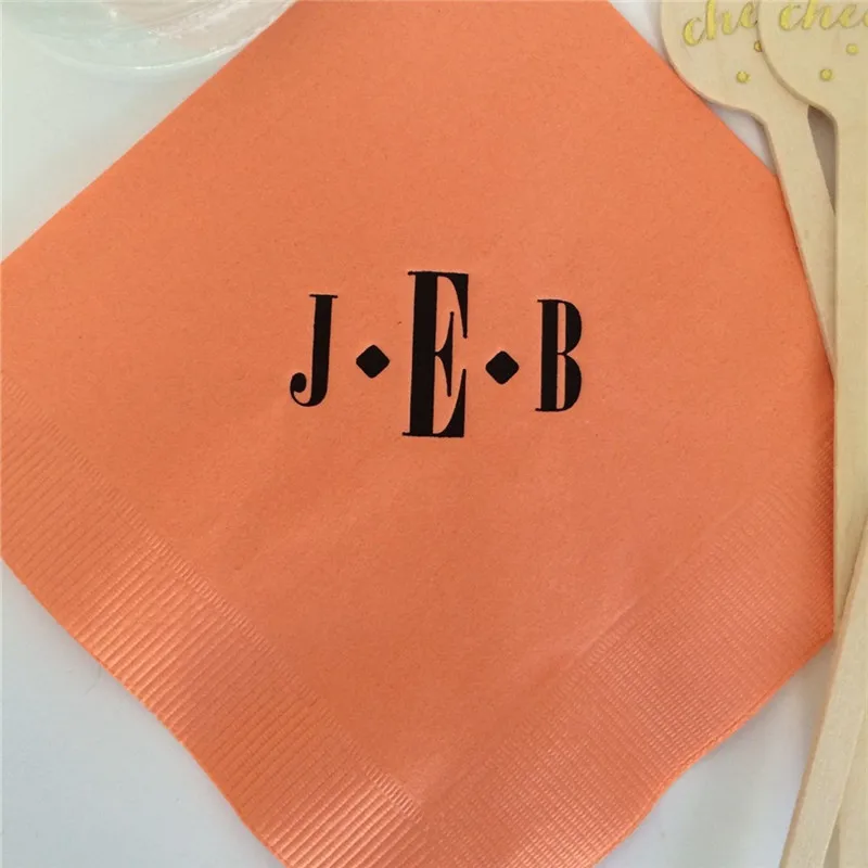 

Personalized Wedding Personalized Cocktail Luncheon Dinner & Guest Towels Available Anniversary Monogram Custom Honeymoon