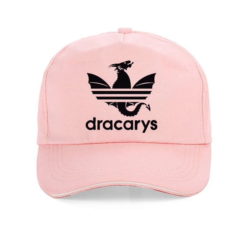 Женская Бейсболка Dracarys, бейсболка для матери дракона, s, хлопок, Harajuku khaleesi Camisetas Daenery Dragon Got, женская шапка gorras - Цвет: Розовый