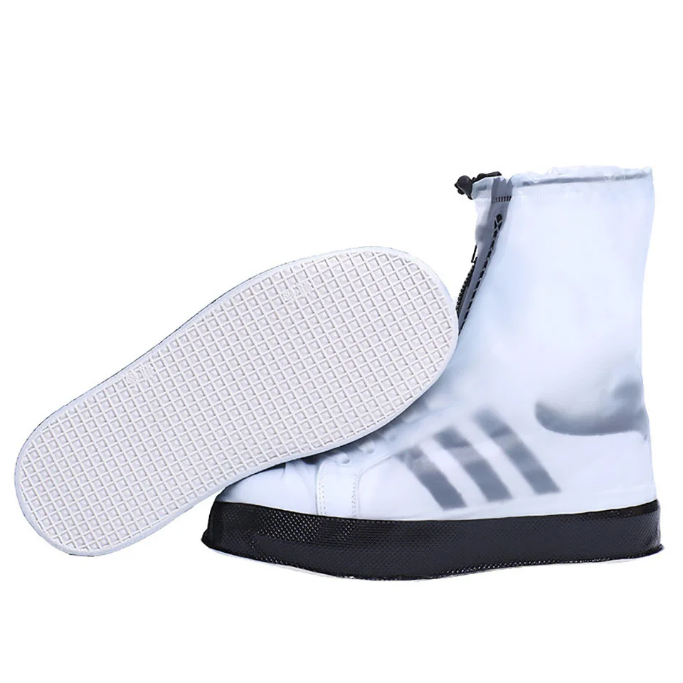 ПВХ модные Водонепроницаемые дождевые Бахилы для мужчин и женщин защита для обуви многоразовые сапоги дождевик для кроссовок обувь аксессуары