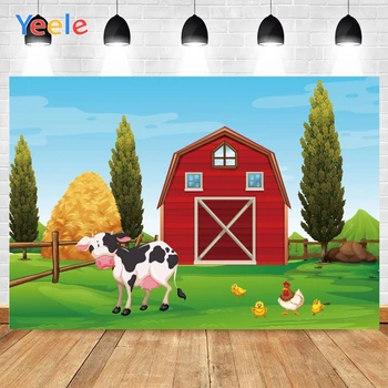 

Animal Farm Photography Baby Custom Portrait Birthday Party Decoration Photographic Backgrounds Backdrops For Photo Studio