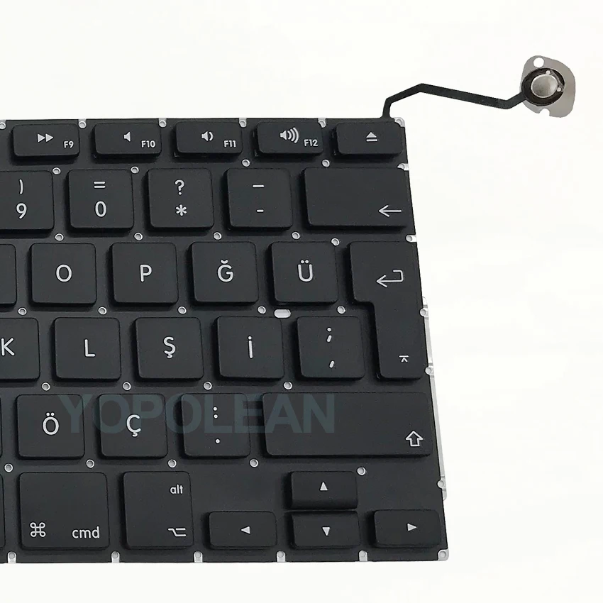 3 предмета в комплекте, новинка, Турция Турецкая клавиатура для MacBook Pro, моноблок 1" A1286 2009-2012 лет