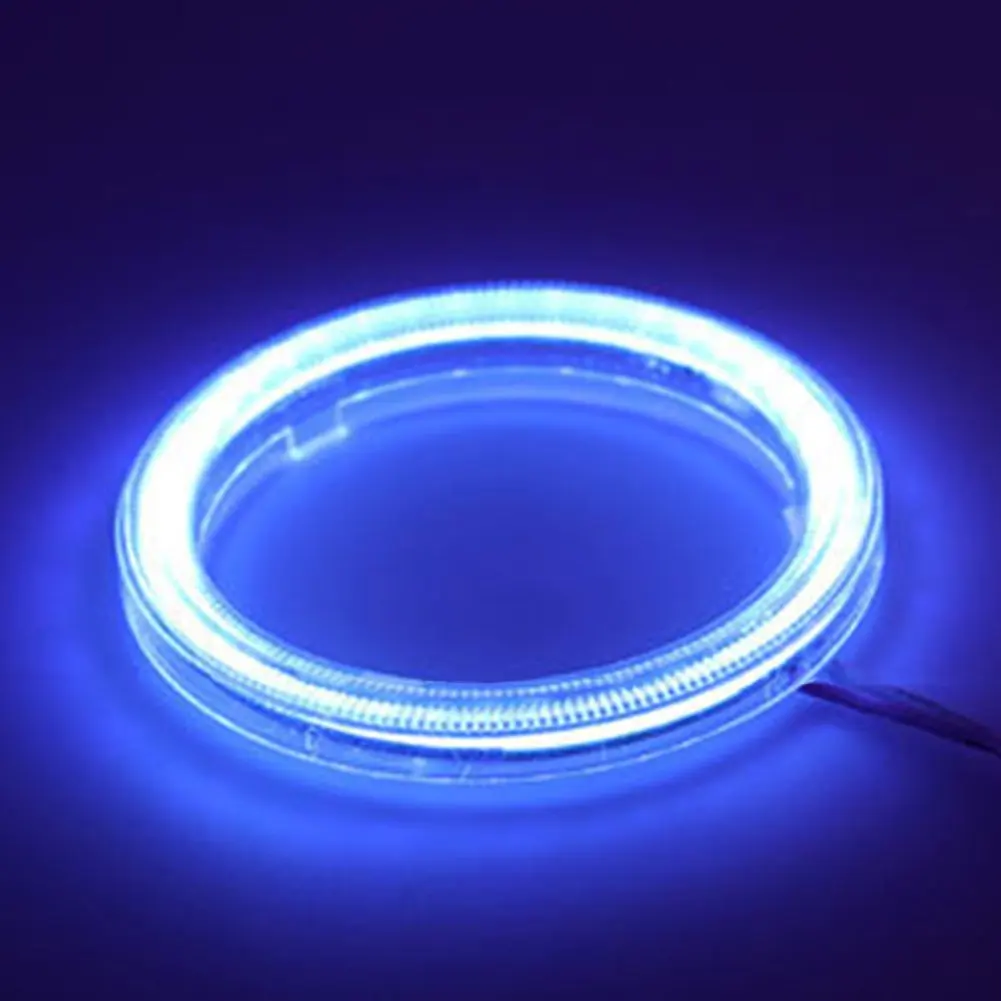 Один COB автомобиль ангельские глазки Led Halo Кольцо лампы SHEELL ангельские глазки противотуманные фары авто мото мопед скутер мотоцикл DC 12 В