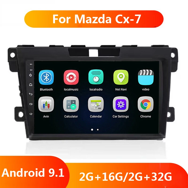 Автомагнитола 9 '' 2 din Android 1 мультимедийный проигрыватель с GPS навигацией