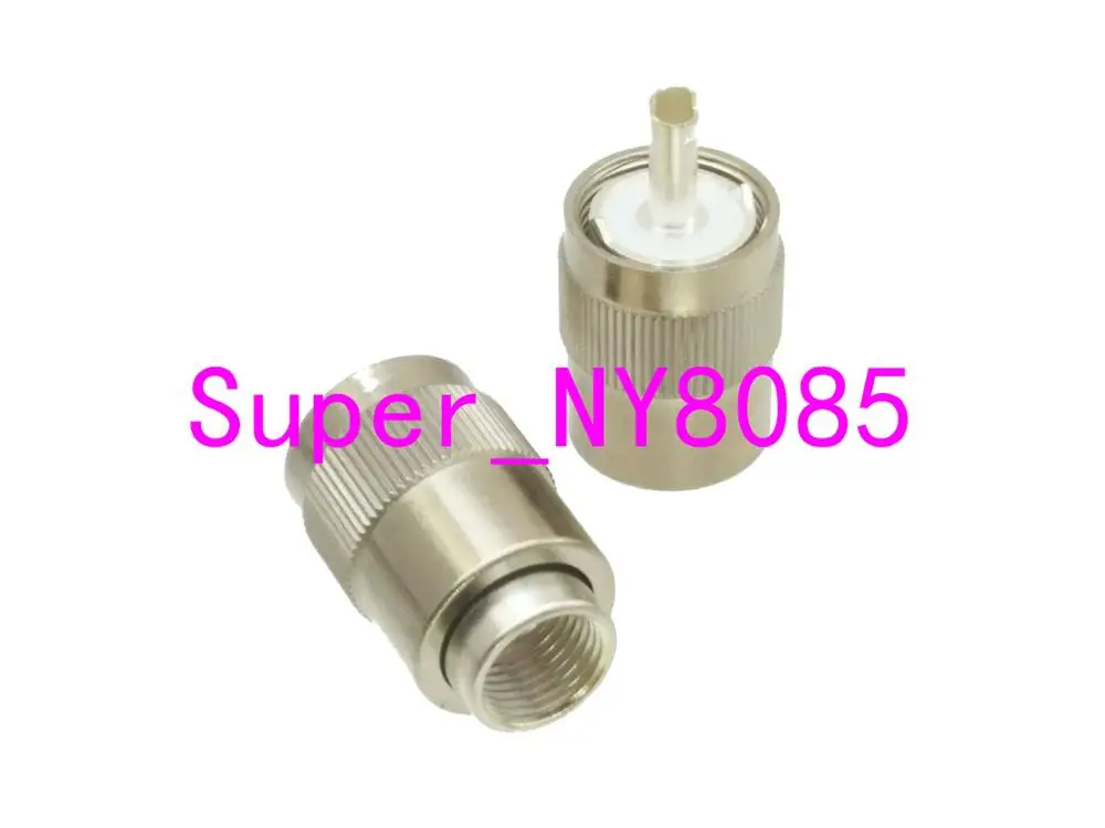 

Connector UHF male Plug PL259 solder RG8 RG213 LMR400 7D-FB cable silver