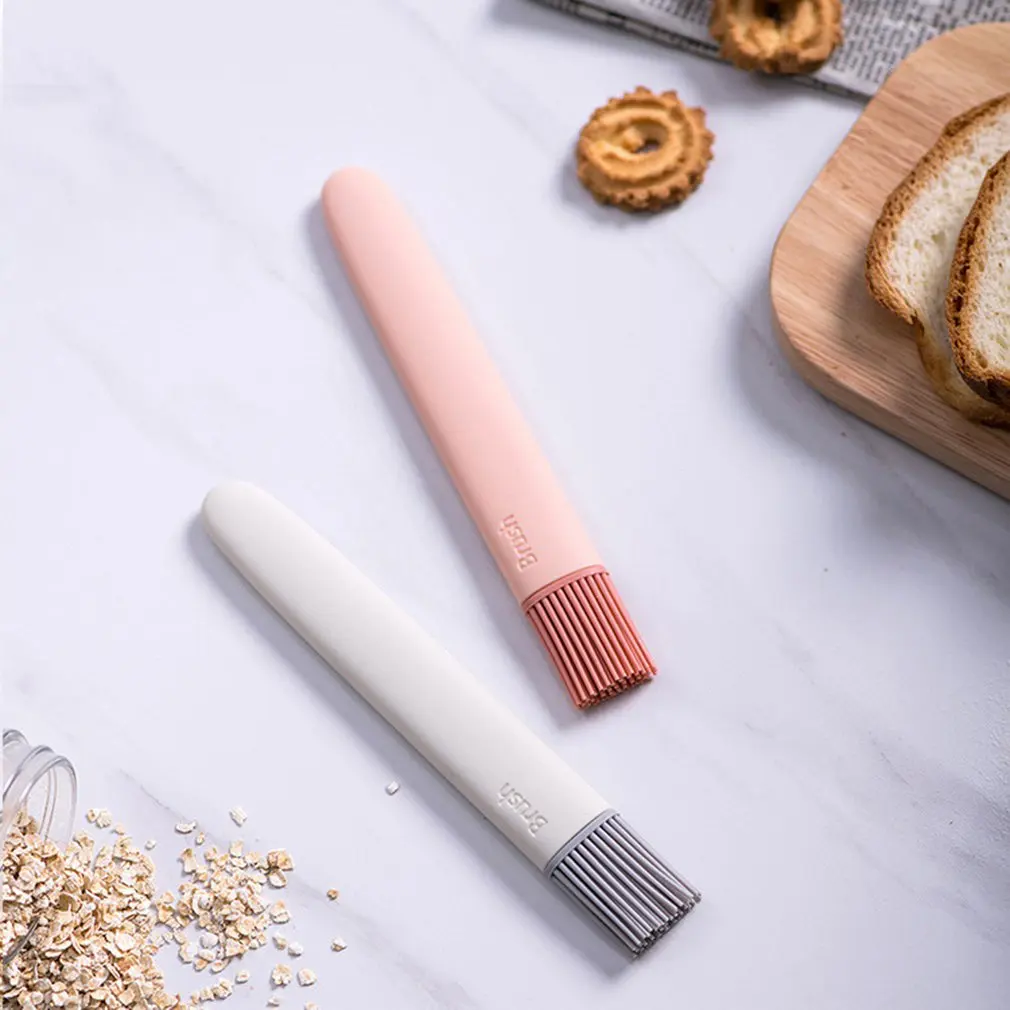 portable silicone oil barbecue basting brush pastry kitchen baking removable fondness bread sauce cream grill brush