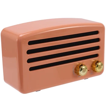 

T5 Retro Nostalgic Mini Wireless Bluetooth Speaker 3D Stereo Mega Bass Subwoofer Mobile Phone o Radio Tf Card Usb Aux(Pink)