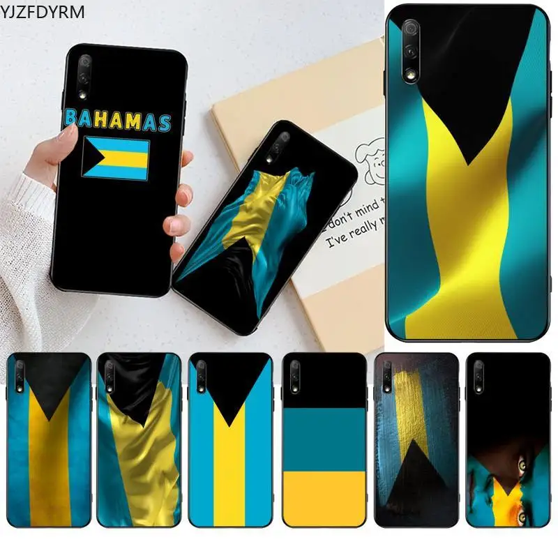 Мягкий чехол KPUSAGRT Bahamas flag для Huawei Honor 30 20 10 9 8 8x 8c v30 Lite view pro | Мобильные телефоны и