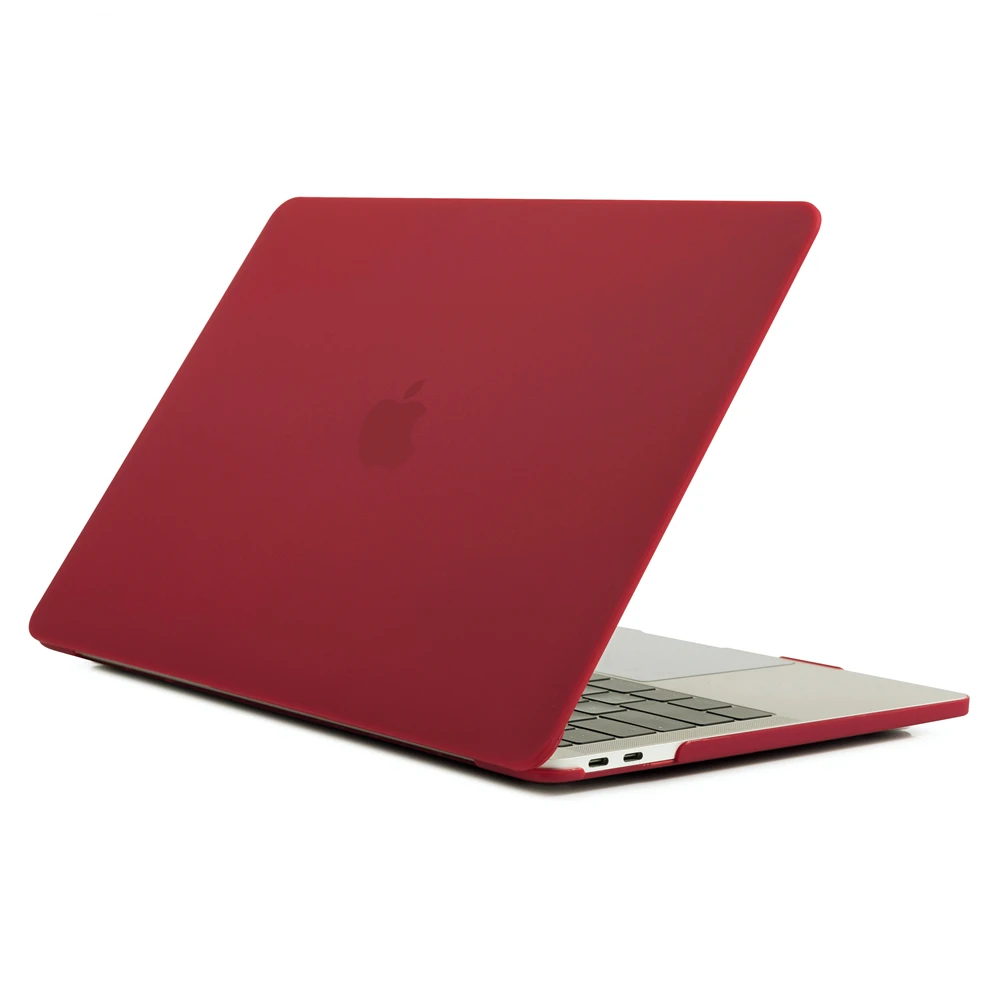 Чехол для ноутбука MacBook Pro 16 дюймов матовая текстура чехол для ноутбука устойчивый к царапинам матовый защитный чехол для MacBook Pro 16 - Цвет: Claret