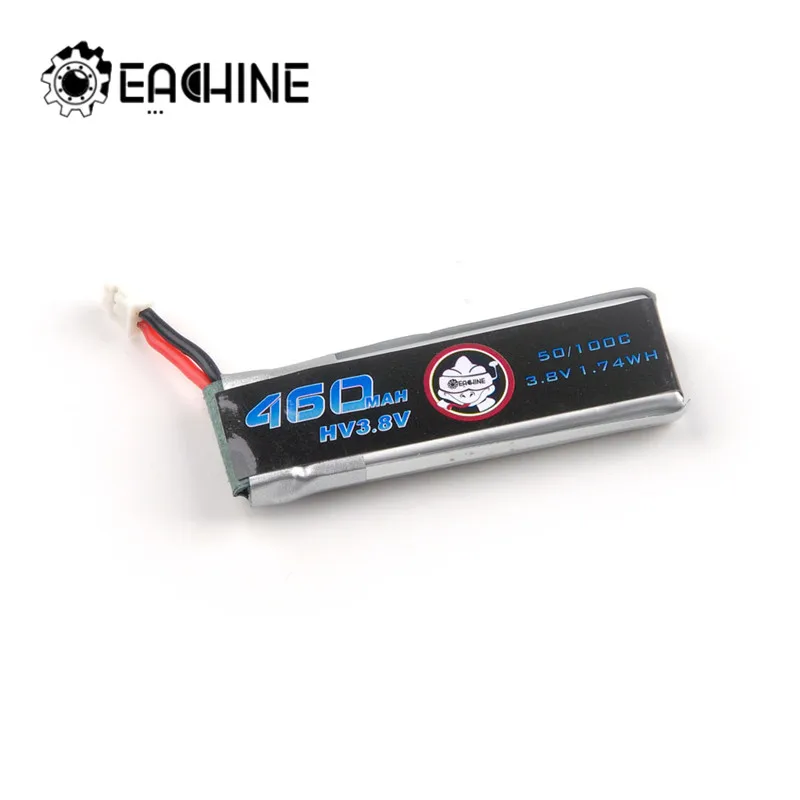 Eachine аккумулятор Novice-II 3,8 V 460mAh 50C/100C 1S Lipo 60*18*7 мм OH2.0 выход FPV Racing Drone запасные части