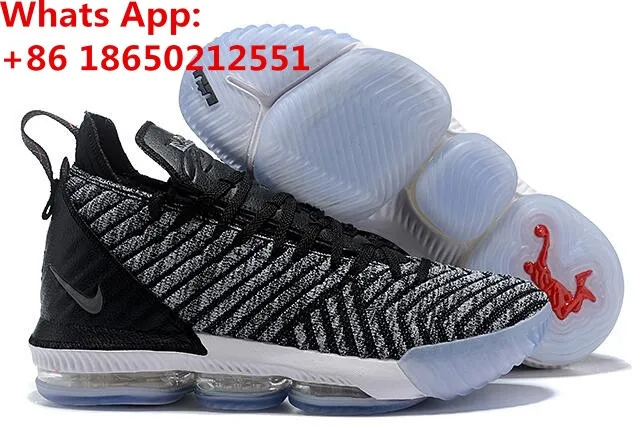 LeBron 16 16s XVI GS James Баскетбольная обувь, кроссовки, серый король, я обещала Oreo Thru MVP, мужские кроссовки - Цвет: COLOR (2)