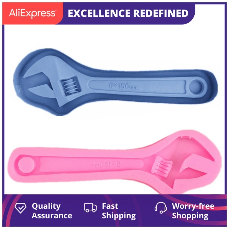 Инструменты для ремонта сделай сам силиконовая форма гаечный ключ гаджет