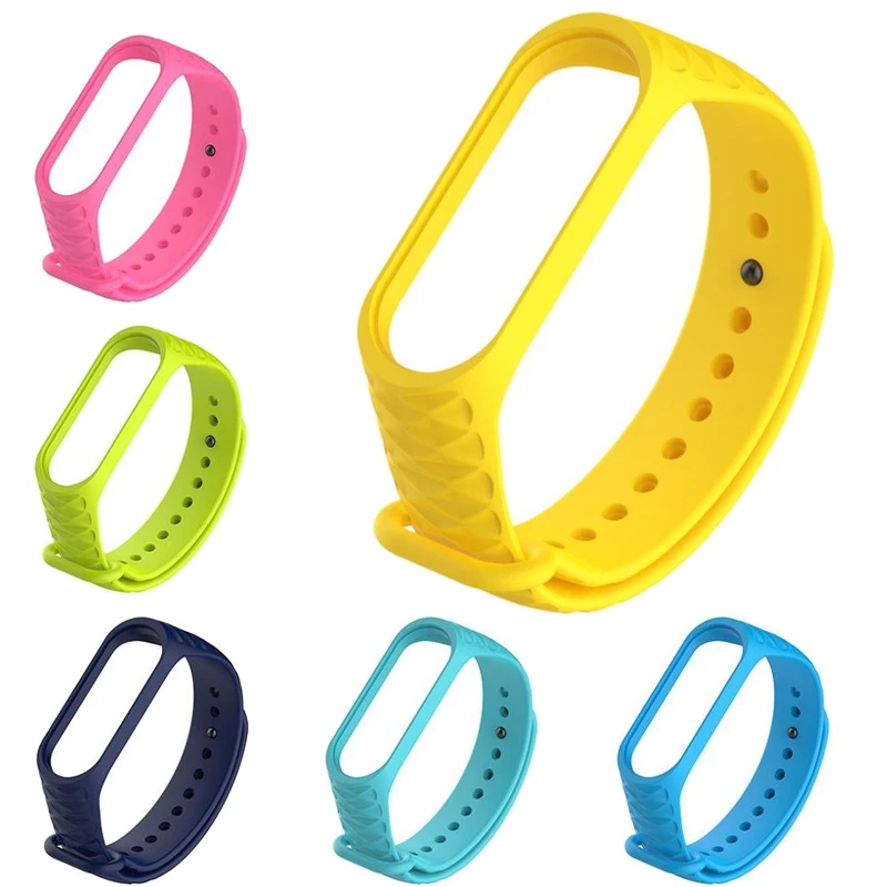 Браслет для xiaomi mi band 3 ремешок pulsera 4 correa силиконовый сменный умные часы