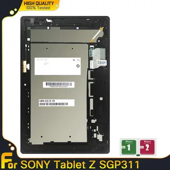 

LCD For Sony Xperia Tablet Z 10.1 SGP311 SGP312 SGP321 Display Touch Screen Digitizer Sensors Assembly Panel With Frame