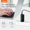 PZOZ-cargador GaN de carga rápida de 65W, Cargador USB tipo C 4,0 3,0, USB-C de carga rápida para Switch MacBook Air, iPad Pro, Samsung Note ► Foto 3/6