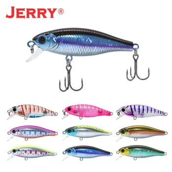 

jerry Elegance 5cm/4cm slow sinking wobbler ultralight fishing hard bait plug crank tight wobbling