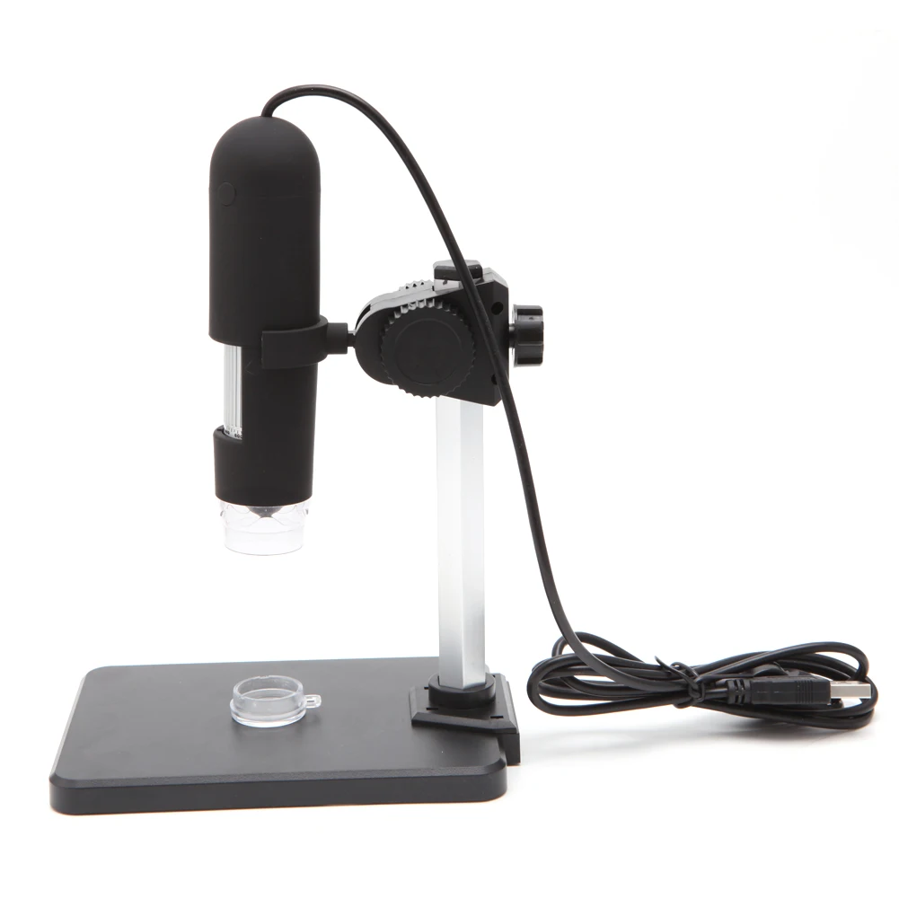 

Hot 2MP USB 1000X 8 LED Digital Microscope Endoscope Magnifier Camera+Lift Stand D08A
