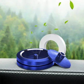 

Blue UFO Aromatherapy Box Car Logo for Honda Jeep Kia Chevrolet CITROEN Air Freshener Perfume Dashboard Car Interior accessories