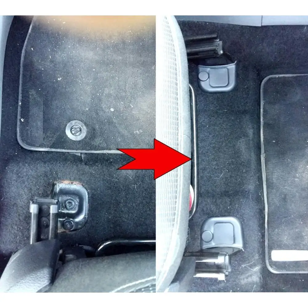 Lining on the Mount seat seat cover for Ford Focus 2 2005-2011 ABS plastic protection cover hinges