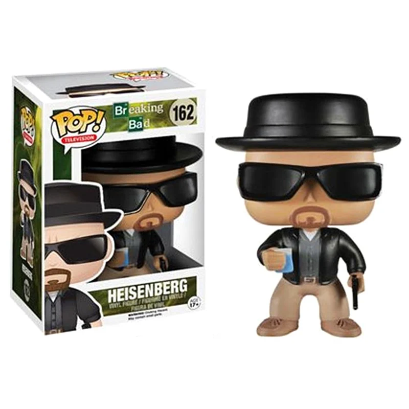 

FUNKO POP New Official Breaking Bad Heisenberg 162 # Vinyl Action Figures Collectible Model Toys for Birthday Present Gift