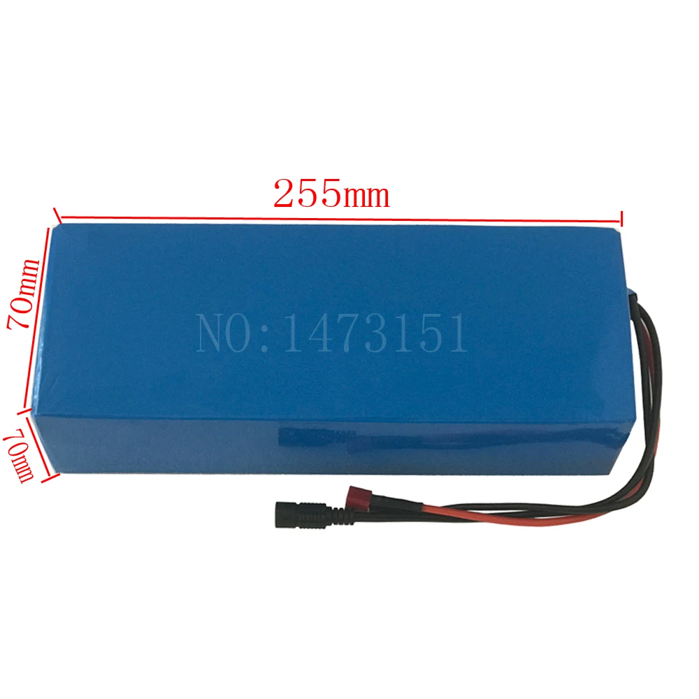 Buy 48V battery pack 48v 6Ah lithium battery 500W 48V 6AH electric bike battery with 15A BMS and 54.6V 2A charger free shipping