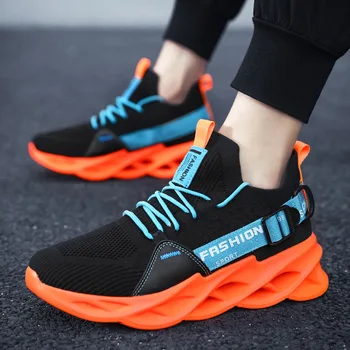 

Fashion New sneakers men breathable sneakers baba men shoes casual sports shoes mesh light lace-up men's shoes big size 39-46