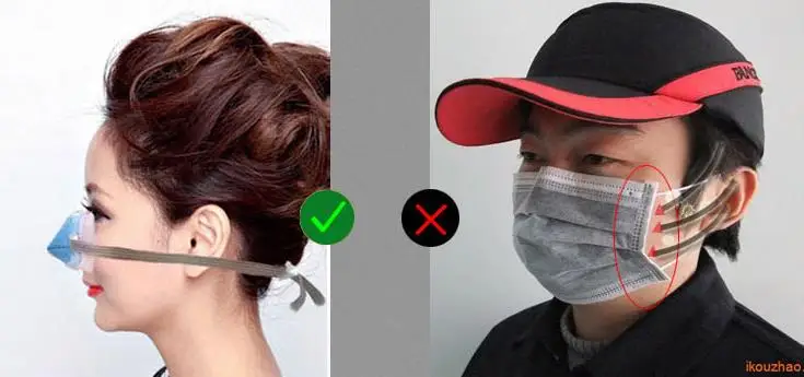 Prevent mist haze dustproof mask with 30 pieces