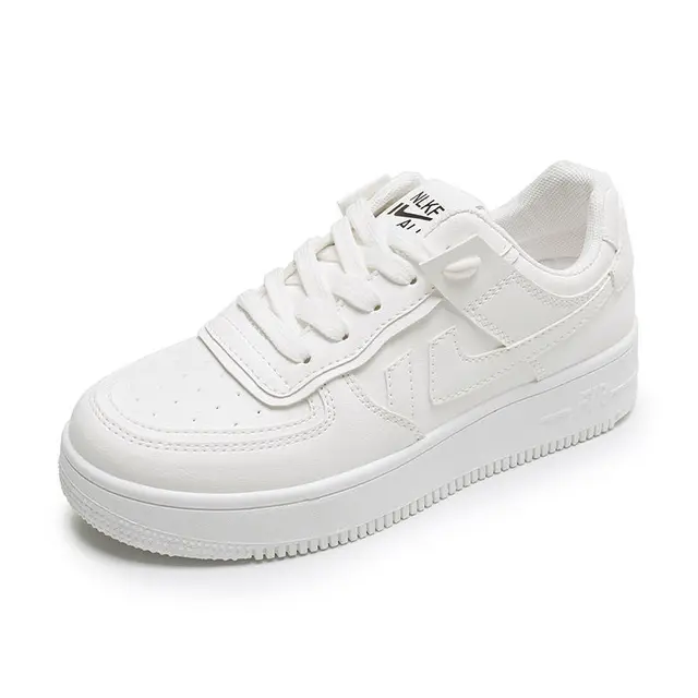 Womens Hightop Canvas Sneakers Flexible Skateboard Shoes Vuncanize Brand Shoe Casual Comfortable Air Force Royal Breathable white