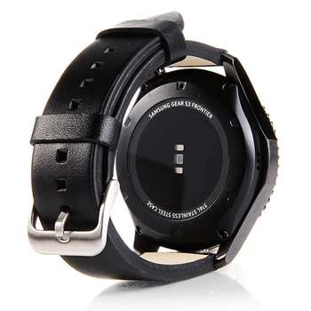 

20mm 22mm Genuine Leather Watch band Strap for Samsung Galaxy Watch 42 46mm Gear S3 Sport WatchBand Quick Release huawei gt band