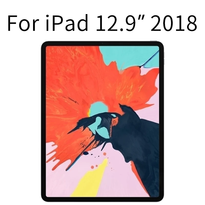 Закаленное стекло для iPad Pro 12,9 11 10,5 9,7 Mini 4 7,9 Защитная стеклянная пленка для экрана против отпечатков пальцев полное покрытие - Цвет: For iPad 12.9 2018