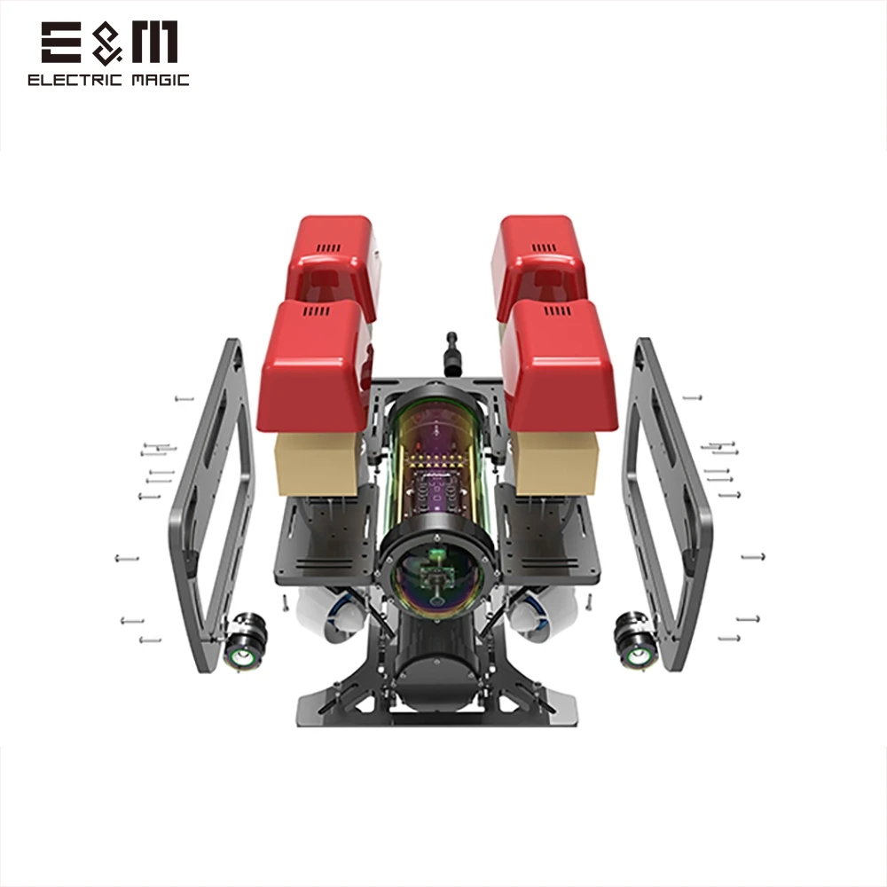 150 м глубина Openrov HDPE рама ROV полный набор Diy Набор подводный робот для AUV дистанционного управления автомобиля Raspberry Pi Pixhawk Ardusub