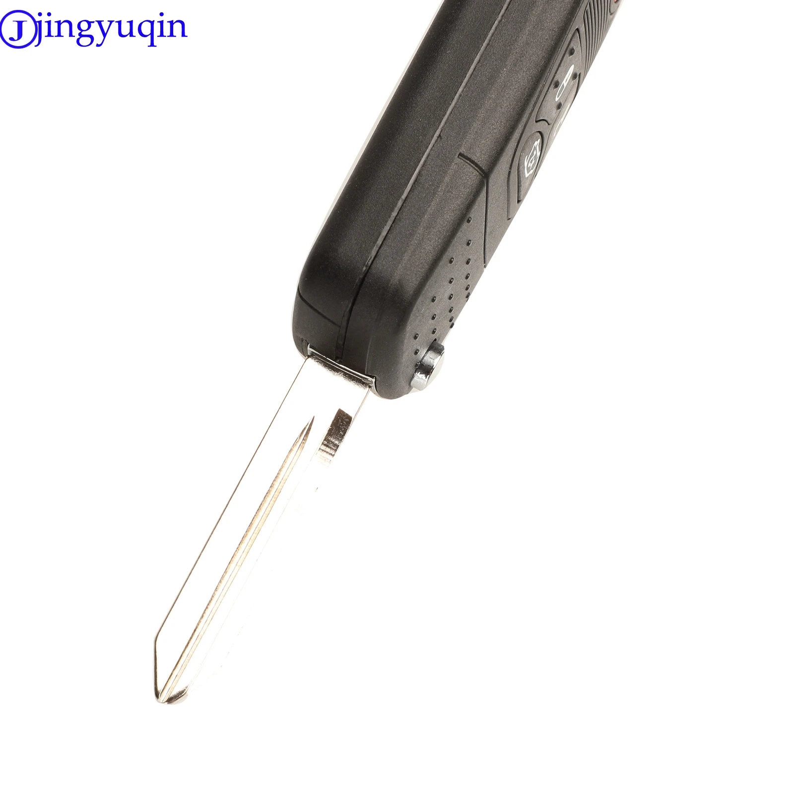 Jingyuqin откидной Складной Дистанционный автомобильный брелок для ключей, Стильный чехол для Chrysler Dodge Jeep Avenger Nitro 3 кнопки