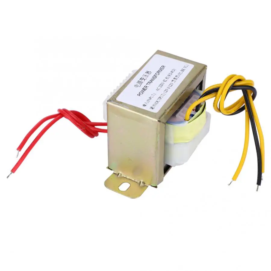12V 30W Трансформатор из чистой меди Вход AC 220V выход Двойной AC 12V для 2,1 панель канального усилителя