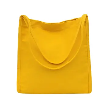 

South Korean Ins New Large Capacity Extremely Simple Style Leisure Single Shoulder Canvas Bag Simple Portable Women's Bag