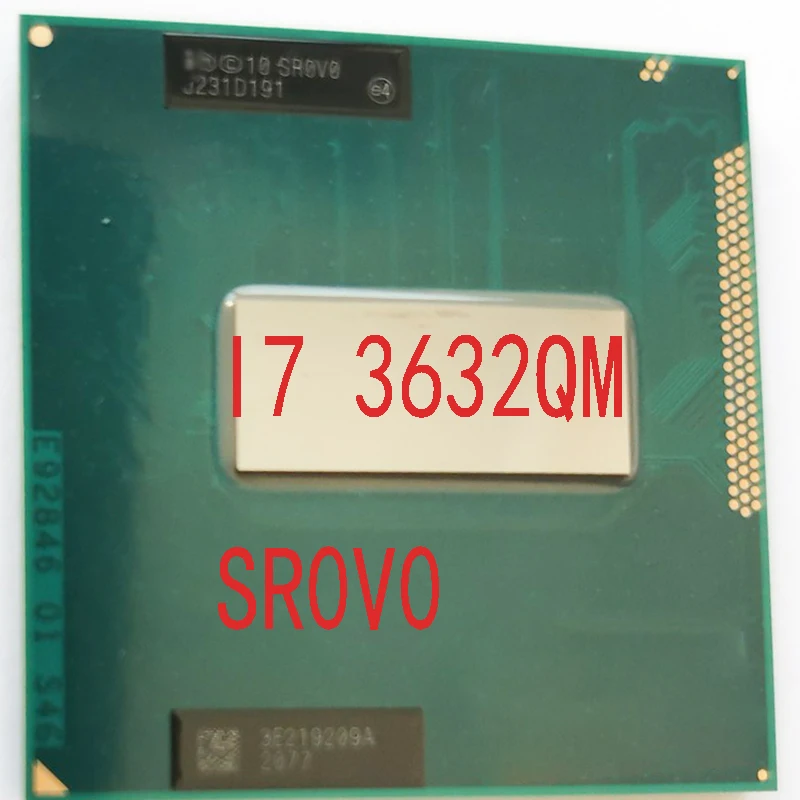 I7-3632QM Процессор I7 3632QM SR0V0 2 ГГц 6m 35W новый оригинальный официальный версии PGA |