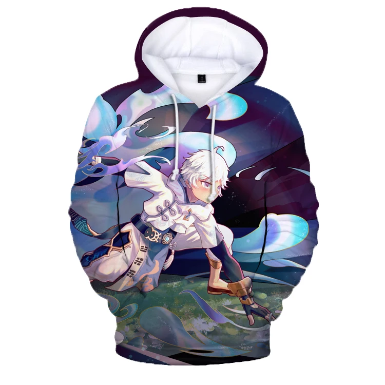 

2021 New Game Genshin Impact 3D Print Hoodies Sweatshirts Men Women Tracksuits Streetwear Casual Harajuku Pullover Clothes