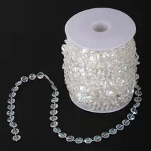 30M Acrylic Diamond Bead Curtain DIY Garland Wedding Party Decoration Crystal Wedding Accessories Home Curtain Ornaments