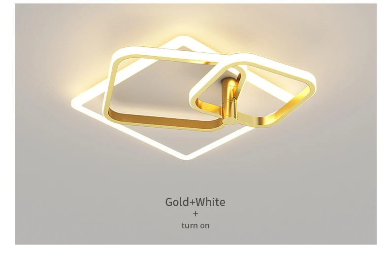 Conduziu a Lâmpada do Teto Lustre de Teto Luz para Sala Deyidn Moderno Quadrado Rotatable Simples Estar Quarto Vestiário Novo 16 quadrado rotatable lustre de teto simples luz