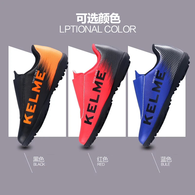 KELME/Детские футбольные бутсы; мужские и женские кроссовки; футбольная обувь; детская спортивная обувь на липучке; 6993349