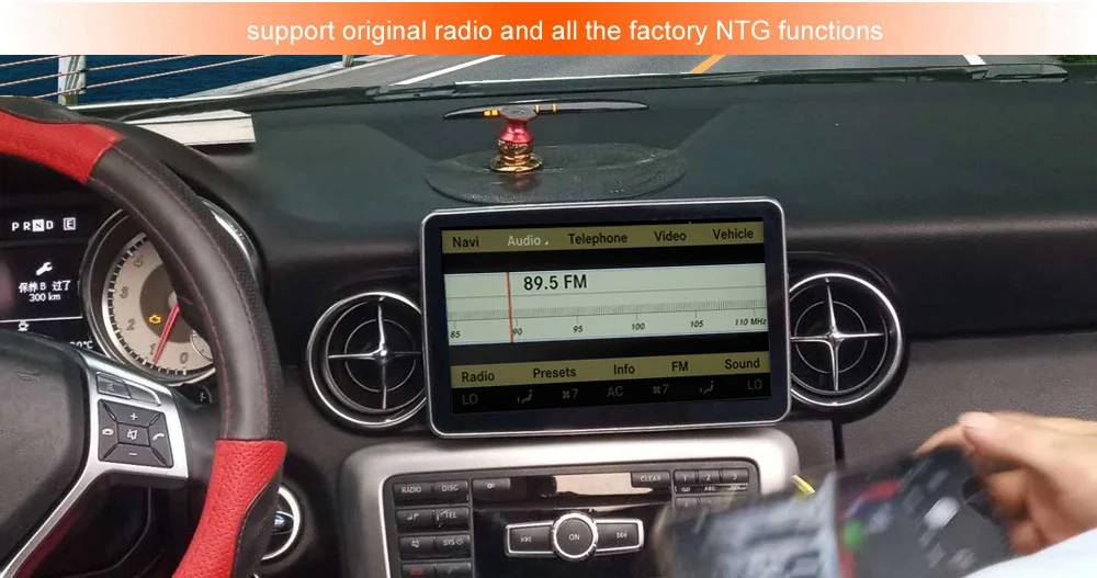 Discount 8.4" Android 8.1 Car Radio GPS Navigation WiFi Bluetooth Head Unit Screen for Mercedes Benz 2011-2015 SLK 200 250 300 350 55 AMG 5