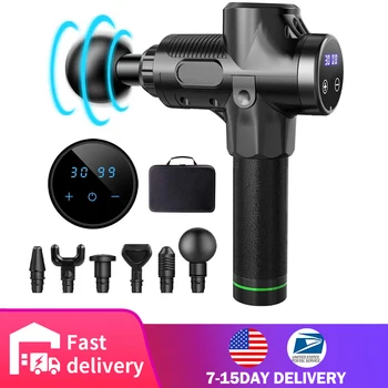 

30 Speed High frequency Massage gun muscle relaxation deep body relax Electric massager with portable bag for fitness phoenix